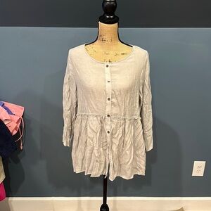 Emery Rose long sleeve blouse size XL women’s